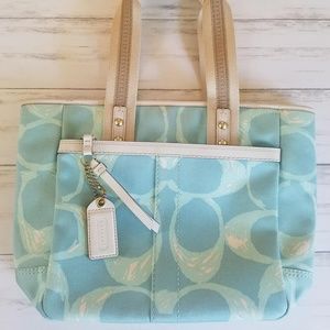 Coach Purse light blue